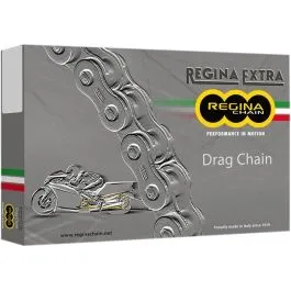 REGINA 136DR/1002 530/136 DR 160 CLIP & RIVET LINK 530 NON-SEAL DRAG RACING DRIVE CHAIN / GOLD | BLACK / STEEL