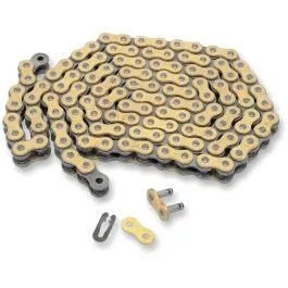 REGINA 135DR/1003 520/135 DR 150 CLIP LINK 520 NON-SEAL DRAG RACING DRIVE CHAIN / GOLD | BLACK / STEEL