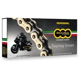 REGINA 135ZRT/1003 520/135 ZRT 135 RIVET LINK 520 Z-RING PERFORMANCE REPLACEMENT DRIVE CHAIN / GOLD | BLACK / STEEL