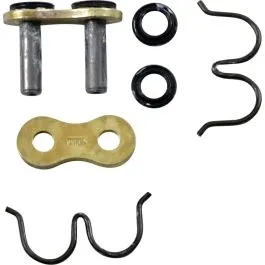 REGINA 44/135ZRP 520/135 ZRP 1 RIVET LINK 520 Z-RING REPLACEMENT CONNECTING LINK / GOLD | BLACK / STEEL
