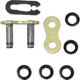 REGINA 42/135ZRE 520/135 ZRE 1 RIVET LINK 520 Z-RING REPLACEMENT CONNECTING LINK / GOLD | BLACK / STEEL