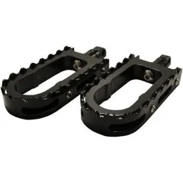 LA CHOPPERS LA-7205-01B FOOTPEGS BMX STYLE BLACK/ BLACK