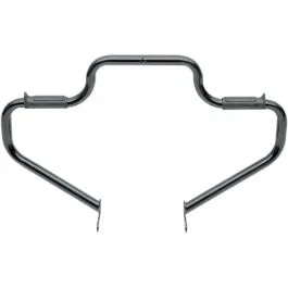 LINDBY BL1311 HIGHWAY BAR BUILT-IN RUBBER FOOTREST MULTIBAR / STEEL / FRONT / BLACK