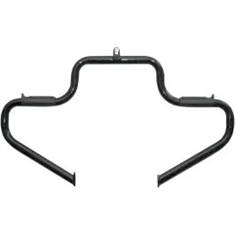 LINDBY BL1302/09 HIGHWAY BAR BUILT-IN RUBBER FOOTREST MULTIBAR / STEEL / FRONT / BLACK