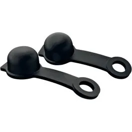GOODRIDGE BN-CAP-2 BLEED NIPPLE CAP BLACK 2PKG