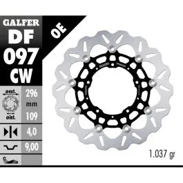 GALFER DF097CW BRAKE DISC FLOAT WAVE