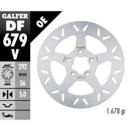GALFER DF679V BRAKE DISC FIXED ROUND