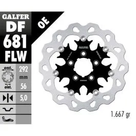 GALFER DF681FLW BRAKE DISC FLOAT WAVE