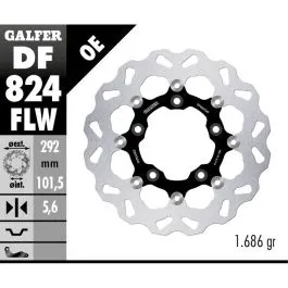 GALFER DF824FLW BRAKE DISC FLOAT WAVE