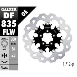 GALFER DF835FLW BRAKE DISC FLOAT WAVE