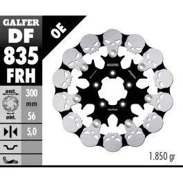 GALFER DF835FRH BRAKE DISC FLOAT SKULL