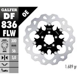 GALFER DF836FLW BRAKE DISC FLOAT WAVE
