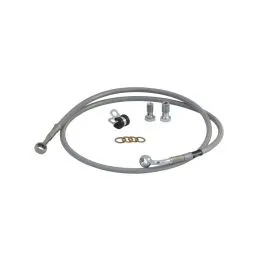 GOODRIDGE HDT0039-3FCH/CL BRAKELINE KIT STAINLESS-STEEL CLEAR-COATED FRONT H-D FXD 91-02