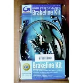 GOODRIDGE HDT0062-1FBK-BK BRAKELINE KIT STAINLESS-STEEL FRONT BLACK HD