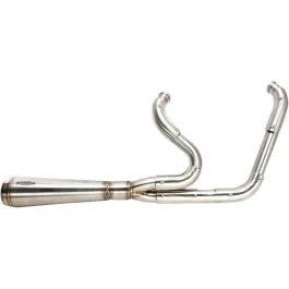 TRASK TM-5020 EXHAUST SYSTEM ASSAULT 2-INTO-1 STAINLESS STEEL TAPERED