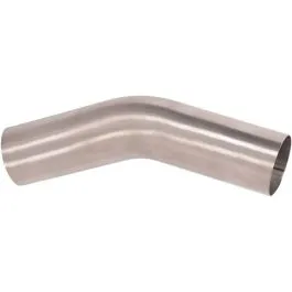 SPARK G9116 UNIVERSAL BENDED EXHAUST PIPE 30&DEG; DEGREE Ø 50MM STAINLESS STEEL
