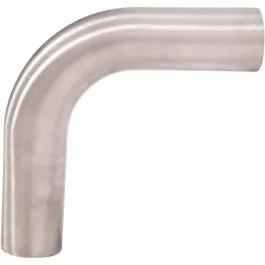SPARK G9113 UNIVERSAL BENDED EXHAUST PIPE 90&DEG; DEGREE Ø 50MM STAINLESS STEEL