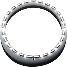 CUSTOM DYNAMICS CDTB-BAT-W-C HEADLAMP LED HALO TRIM RING CHROME