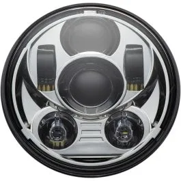 CUSTOM DYNAMICS CD-575-C HEADLAMP 5.75' LED CHR