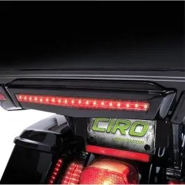 CIRO 40005 CENTER TAIL LIGHT FOR TOUR-PAK BLACK