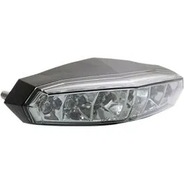 KOSO HB020010 MINI CLEAR LED TAILLIGHT WITH LICENSE PLATE LIGHT