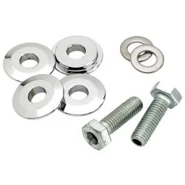 JOKER MACHINE 09-056C TURN SIGNAL MOUNTS HEADLIGHT BRACKET CHROME