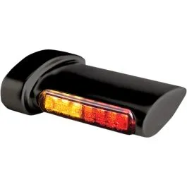 HEINZ BIKES HBWL3TS TURN-SIGNAL BRAKE RUN WINGLETS FENDER LED 3-IN-1 BLACK