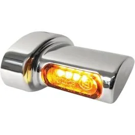 HEINZ BIKES HBWLM-C TURN SIGNAL WINGLETS 'MICRO' SMD AMBER/CHROME