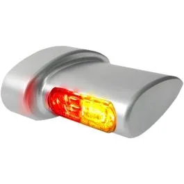 HEINZ BIKES HBWLM-3TS-SM TURN SIGNAL WINGLETS 'MICRO' SMD CHROME MATT 3IN1