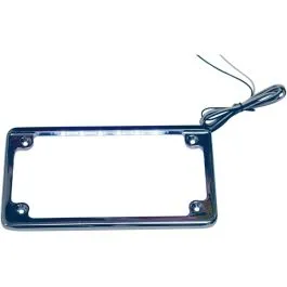CUSTOM DYNAMICS LPF-HRZ-C-LP LICENSE PLATE FRAME WITH LED ILLUMINATION