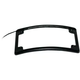 CUSTOM DYNAMICS LPF-RAD-B-LP RADIUS LICENSE PLATE FRAME LED ILLUMINATED