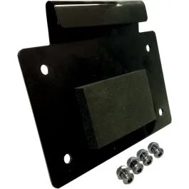 ALLOY ART LD-1 LICENSE PLATE MOUNT BLACK