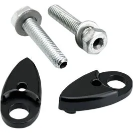 JOKER MACHINE 05-55-3B MOUNTING ADAPTER FOR ASTRO SIDE RAIL TURN SIGNALS BLACK