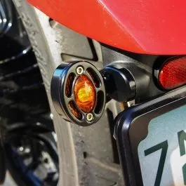 JOKER MACHINE 05-55-5B TURN SIGNAL ADAPTER REAR BLACK