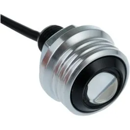 JOKER MACHINE 60-540-2 LIGHT FENDER RAT EYE LED BLUE SILVER