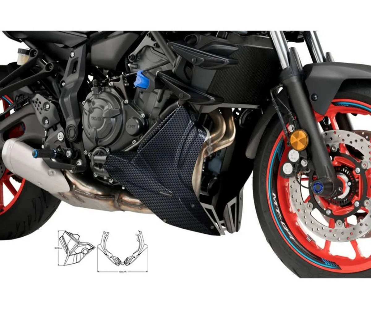 Puntale Spoiler Puig Yamaha Mt-07 2021 > 2025 Carbon Look-20624C-404835