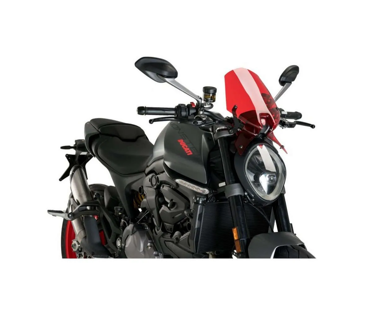 Cupolino Puig 20712r Naked N.g. Sport Ducati Monster 937 2021 > 2024 Rosso-20712R-403720