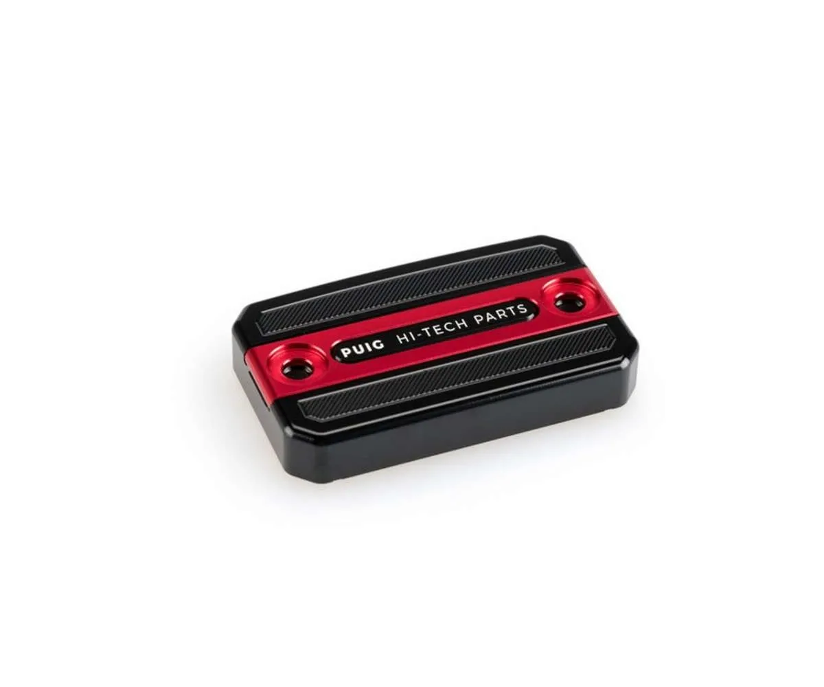 Tappo Puig Serbatoio Anteriore Per Fluido Frizione Ducati Scrambler 1100 Dark Pro 2021 > 2024 Rosso-21080R-406258