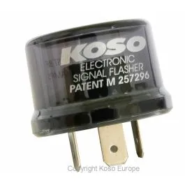 KOSO KD00600 FLASHER RELAY 12V 15A 3-PIN