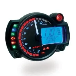KOSO BA015B15 DASH PANEL RX2N+ GP-STYLE SPEEDOMETER 0-10000RPM BLACK