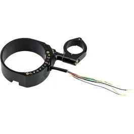 JOKER MACHINE 10-303B MOUNT ASSEMBLY SIDE 39MM W/ SWIVEL CLAMP SPEEDOMETER BLACK