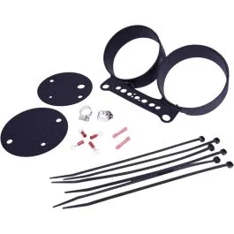 DRAG SPECIALTIES T21-6924WB MOUNT GAGE WRNKL B DOUBLE