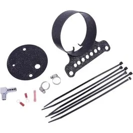 DRAG SPECIALTIES T21-6927WB MOUNT GAGE WRNKL B SINGLE