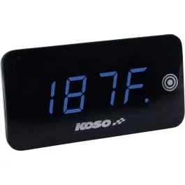 KOSO BA068040 GAUGE VOLT/TEMP SST BLU