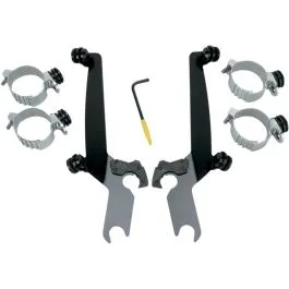 MEMPHIS SHADES MEB8928 MOUNTING KIT TRIGGER-LOCK SPORTSHIELD-WINDSHIELD BLACK