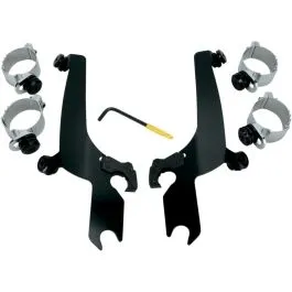 MEMPHIS SHADES MEB8929 MOUNTING KIT TRIGGER-LOCK SPORTSHIELD-WINDSHIELD BLACK
