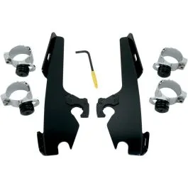 MEMPHIS SHADES MEB8968 MOUNTING KIT TRIGGER-LOCK MEMPHIS FATS/SLIM-WINDSHIELD BLACK