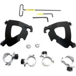 MEMPHIS SHADES MEB2006 MOUNTING KIT TRIGGER-LOCK GAUNTLET-FAIRING BLACK