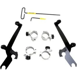 MEMPHIS SHADES MEB2000 MOUNTING KIT TRIGGER-LOCK SPORTSHIELD-WINDSHIELD BLACK
