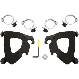 MEMPHIS SHADES MEB2014 MOUNTING KIT TRIGGER-LOCK GAUNTLET-FAIRING BLACK